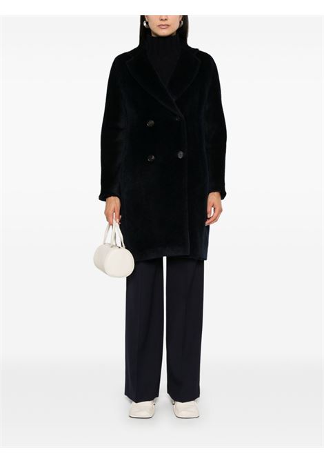 Cappotto midi in alpaca e lana roseto in blu 's maxmara - donna 'S MAXMARA | 2429016193600005